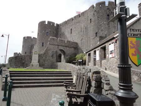 Pembroke Castle, birth place of Henry VII, grandson of Owen Tudor