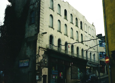 Commerce House during demolition